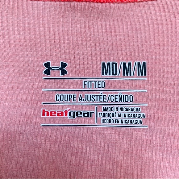Ua Under Armour Fitted Tank Top, M. Mermaid Scales - Picture 4 of 5